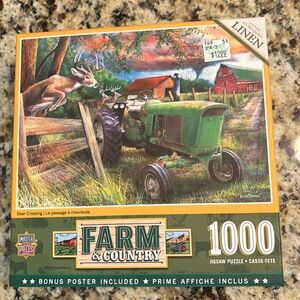 Masterpieces 1000 piece puzzle. “Deer Crossing”